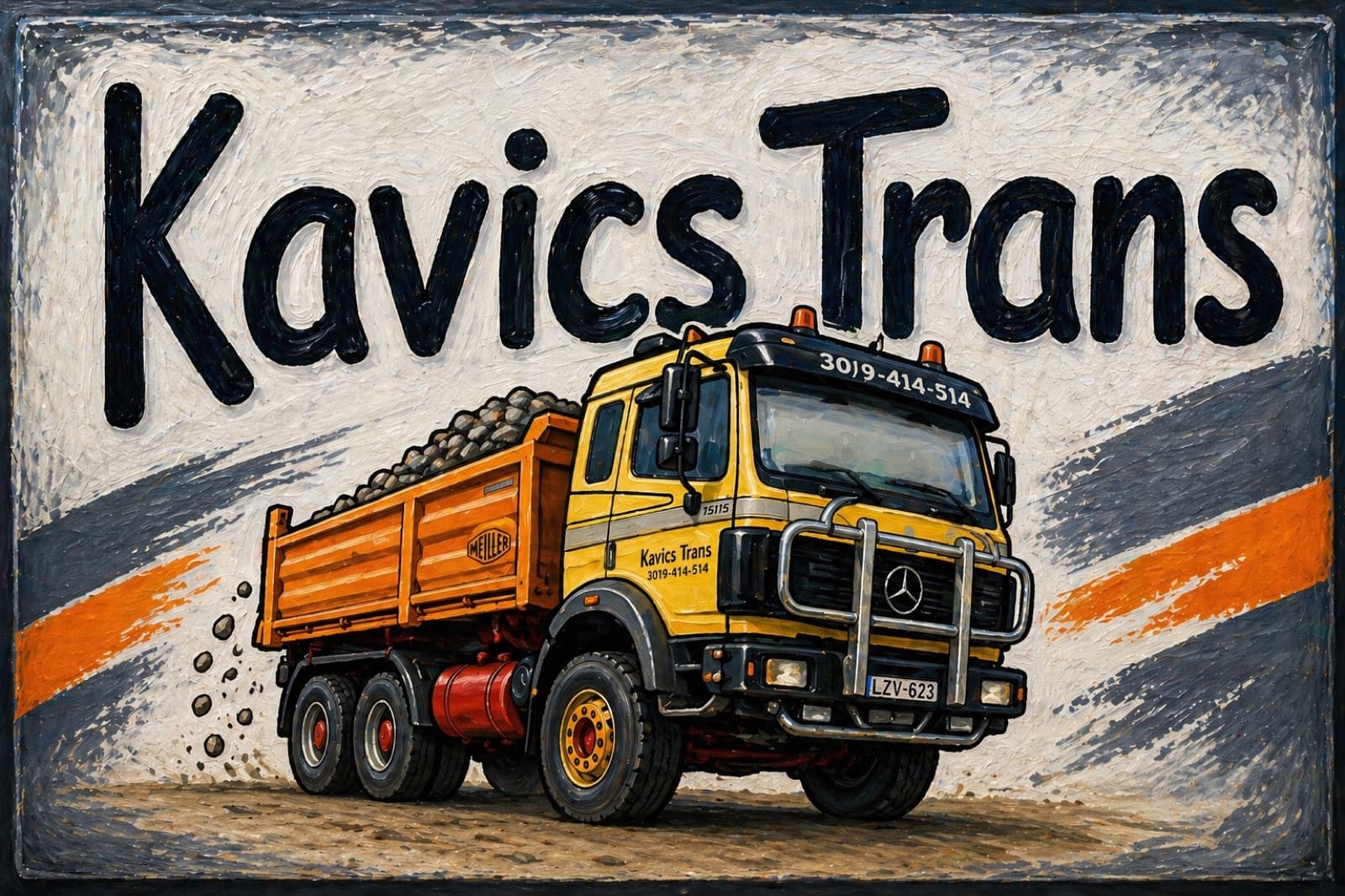 Kavics Trans referencia munka