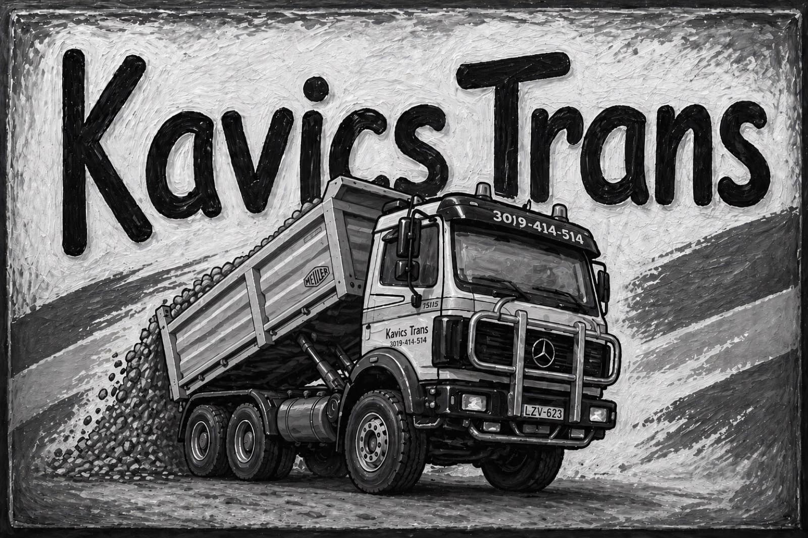 Kavics Trans géppark referencia