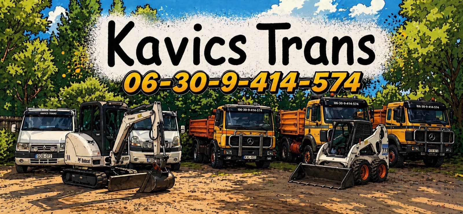 Kavics Trans terepi munka